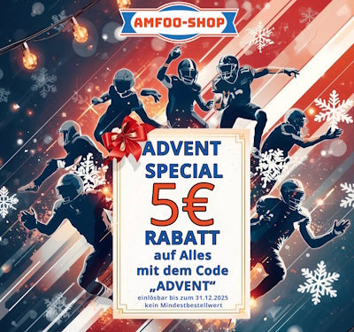 Spare 5,- Euro im Amfoo-Shop mit dem Code „Advent“