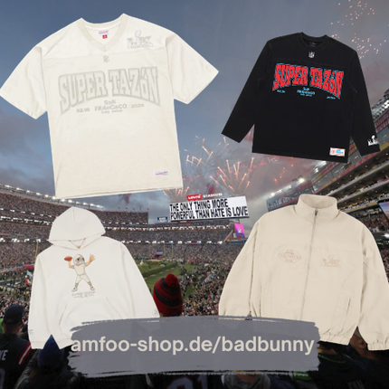 Sichere dir jetzt deine Bad Bunny Super Bowl Kollektion