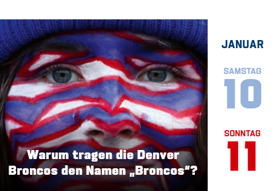 Kalenderfrage Denver Broncos