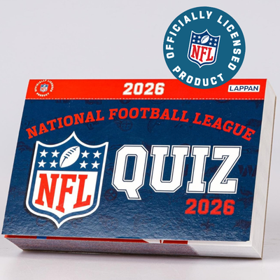 NFL Quizkalender 2026 mit Siegel