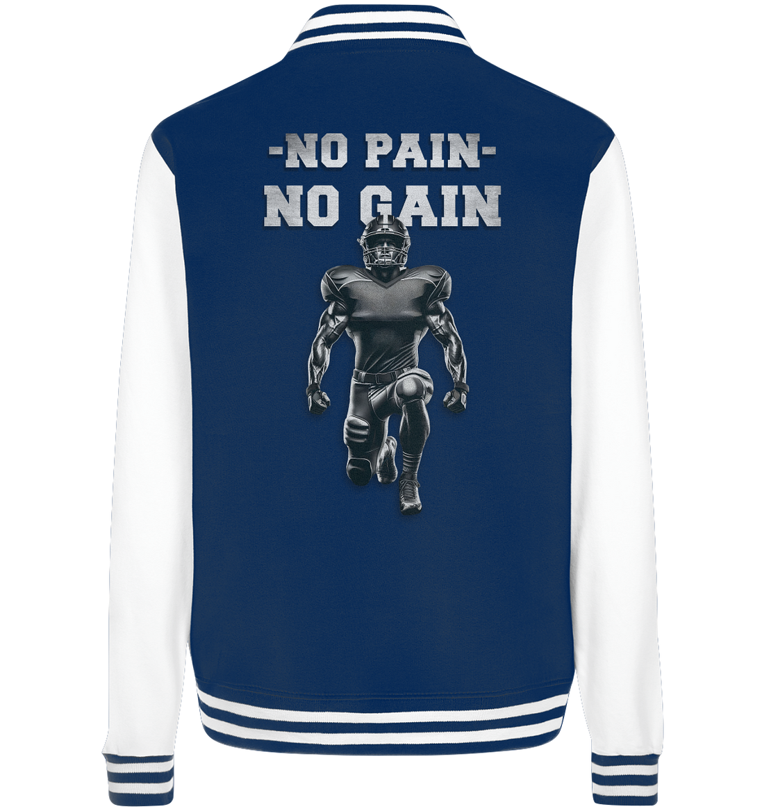 No Pain No Gain Metal  - College Jacket