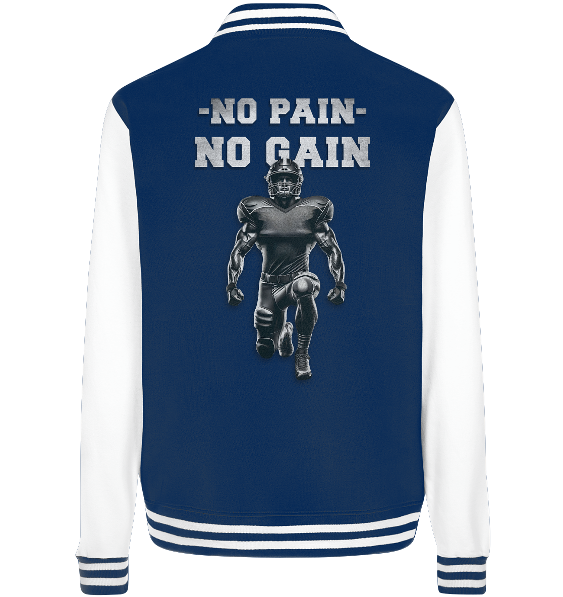 No Pain No Gain Metal  - College Jacket