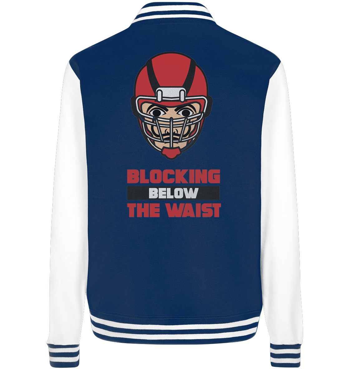 Blocking Below The Waist - College Jacket
