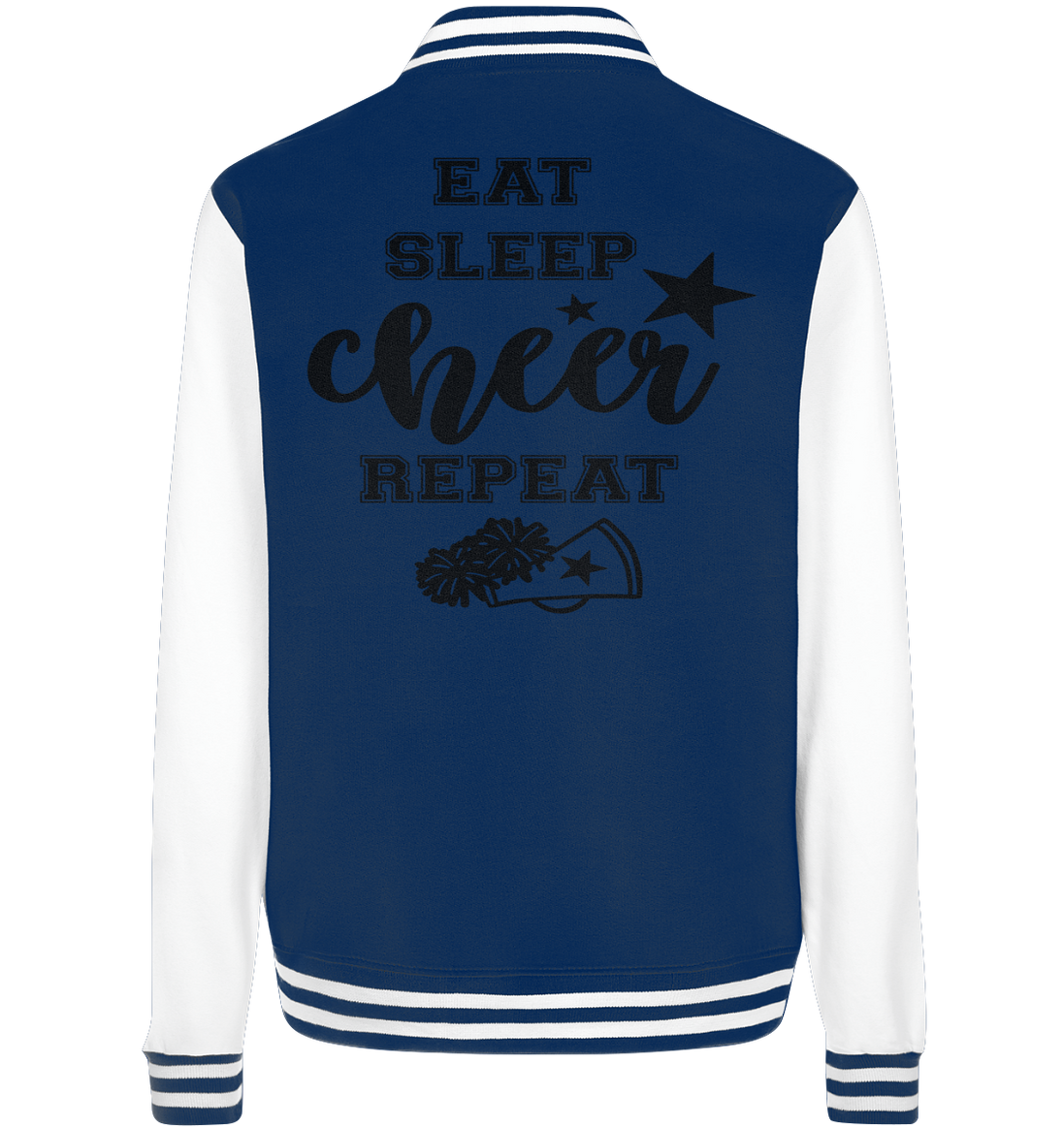 Eat Sleep Cheer Repeat - College Jacket