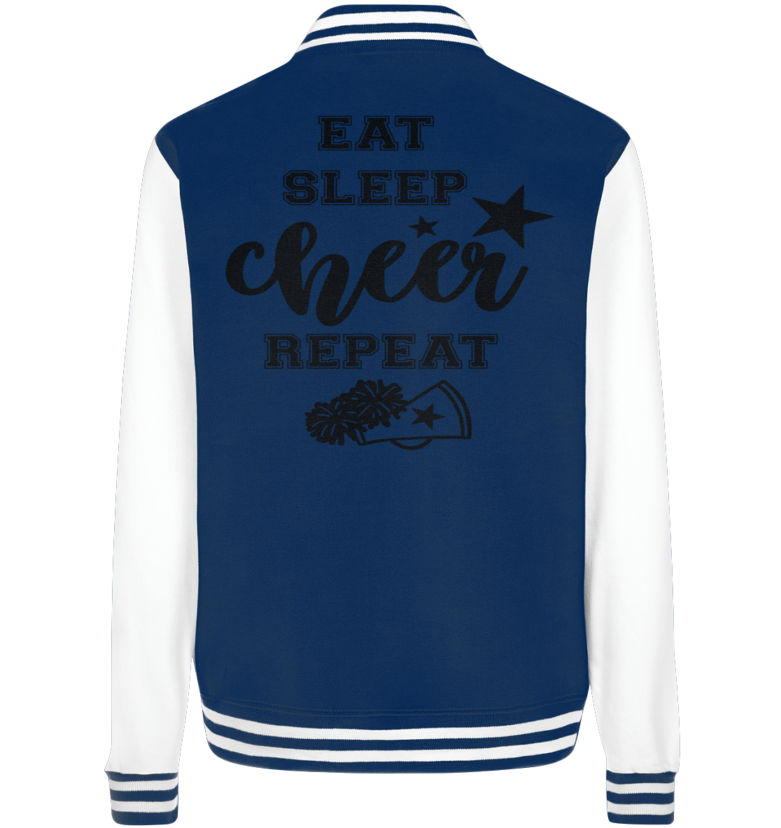 Eat Sleep Cheer Repeat - College Jacket