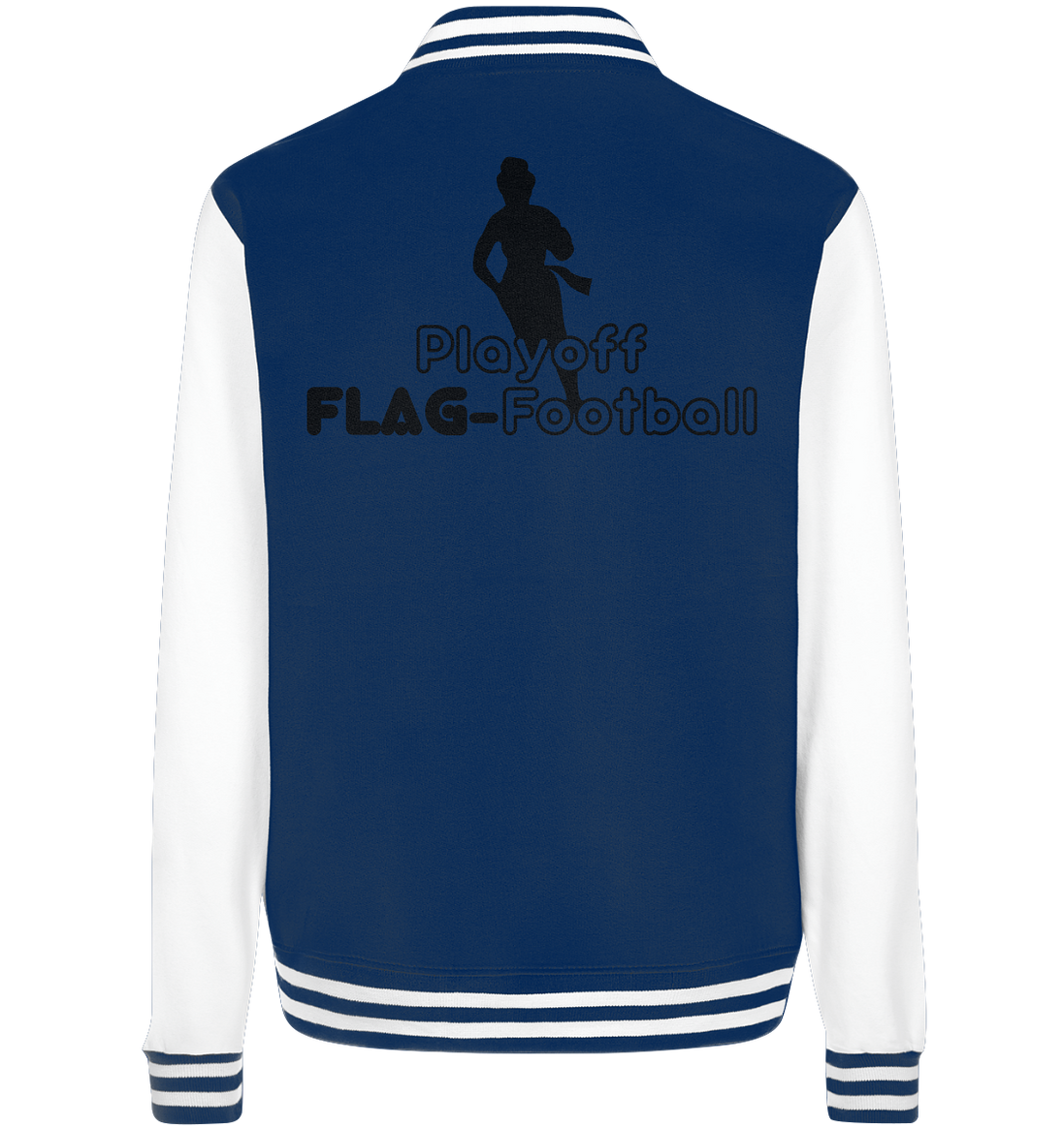 Playoff Flag Football  Women black  - College Jacket