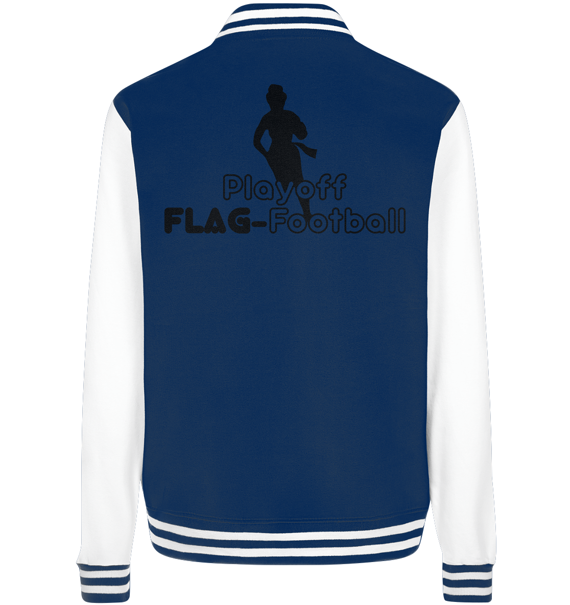 Playoff Flag Football  Women black  - College Jacket