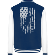 USA Flag Fight - College Jacket