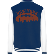 New York Football Silhoutte  - College Jacket