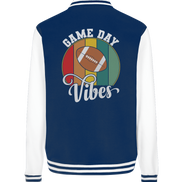 Game Day Vibes White - College Jacket
