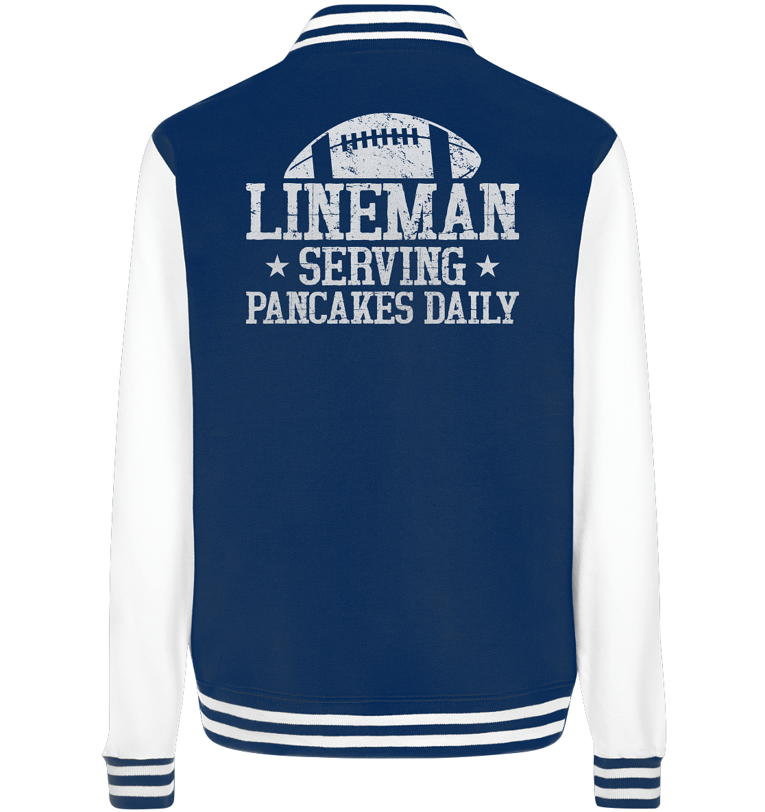 Lineman Serving Pancakes - College Jacket