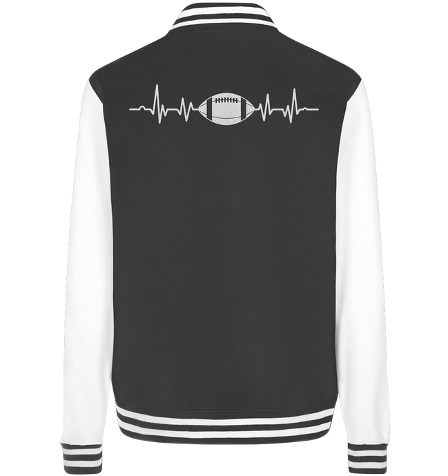 Football Heartbeat - College Jacket