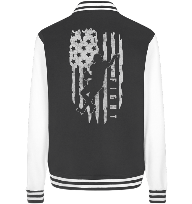 USA Flag Fight - College Jacket
