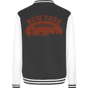 New York Football Silhoutte  - College Jacket