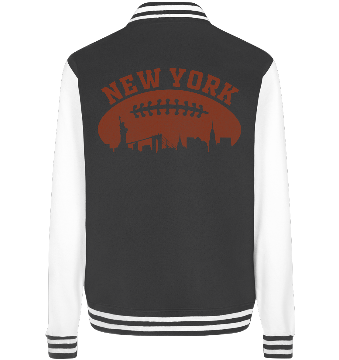 New York Football Silhoutte  - College Jacket