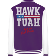 Hawk Tuah White  - College Jacket