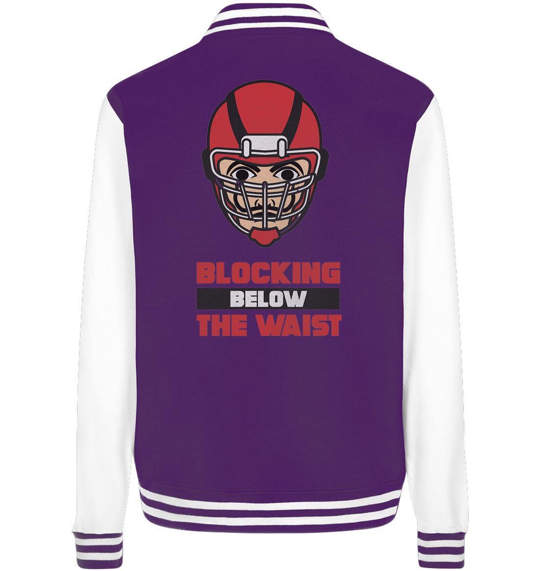 Blocking Below The Waist - College Jacket