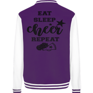 Eat Sleep Cheer Repeat - College Jacket