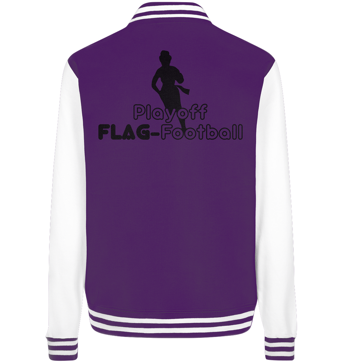 Playoff Flag Football  Women black  - College Jacket