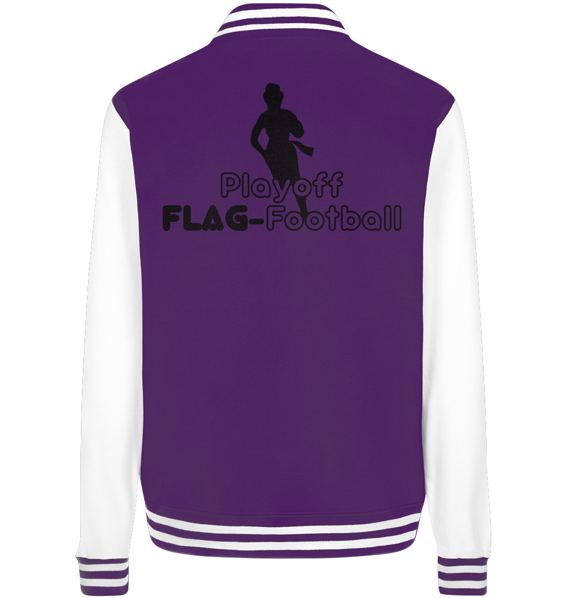 Playoff Flag Football  Women black  - College Jacket