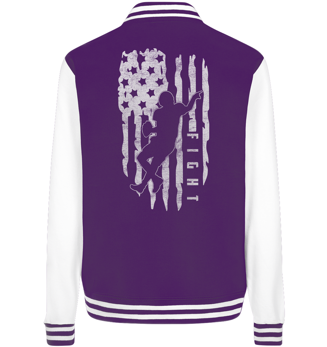USA Flag Fight - College Jacket