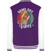 Game Day Vibes White - College Jacket