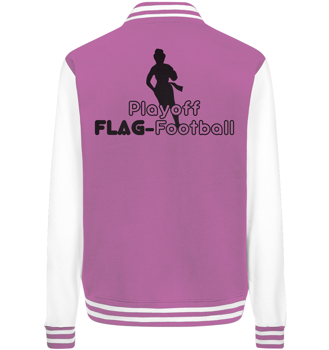 Playoff Flag Football  Women black  - College Jacket