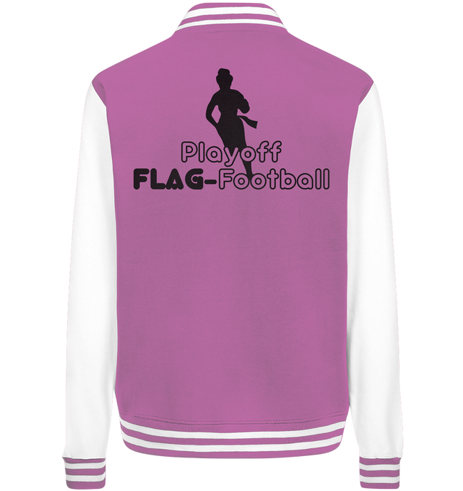 Playoff Flag Football  Women black  - College Jacket