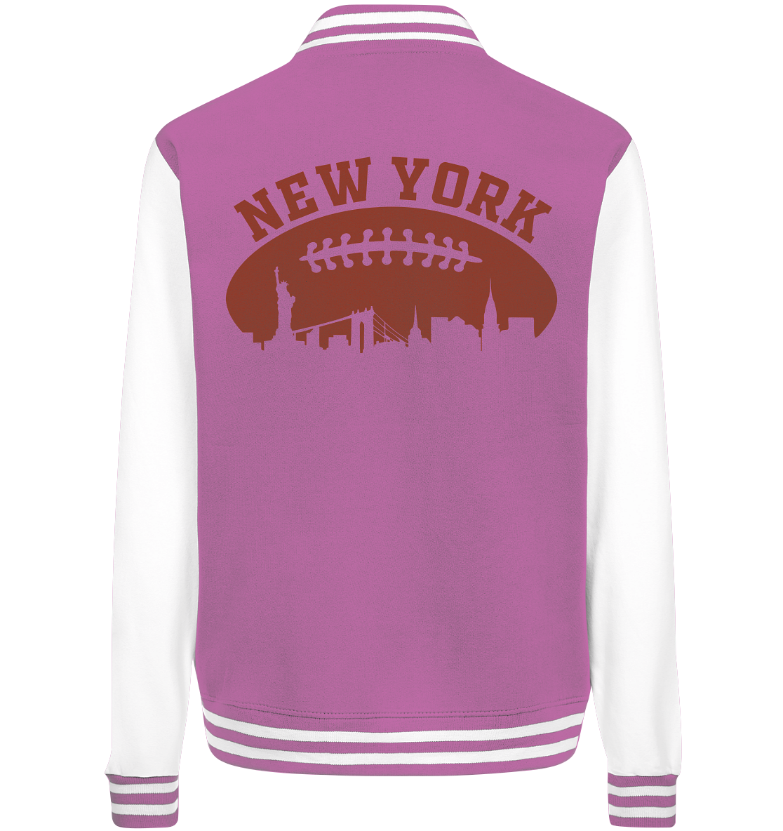 New York Football Silhoutte  - College Jacket