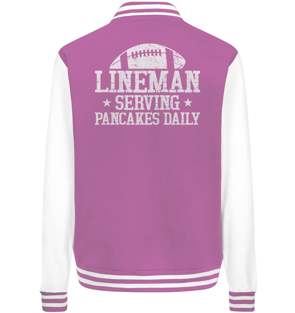 Lineman Serving Pancakes - College Jacket