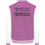 Football Silhouette - College Jacket
