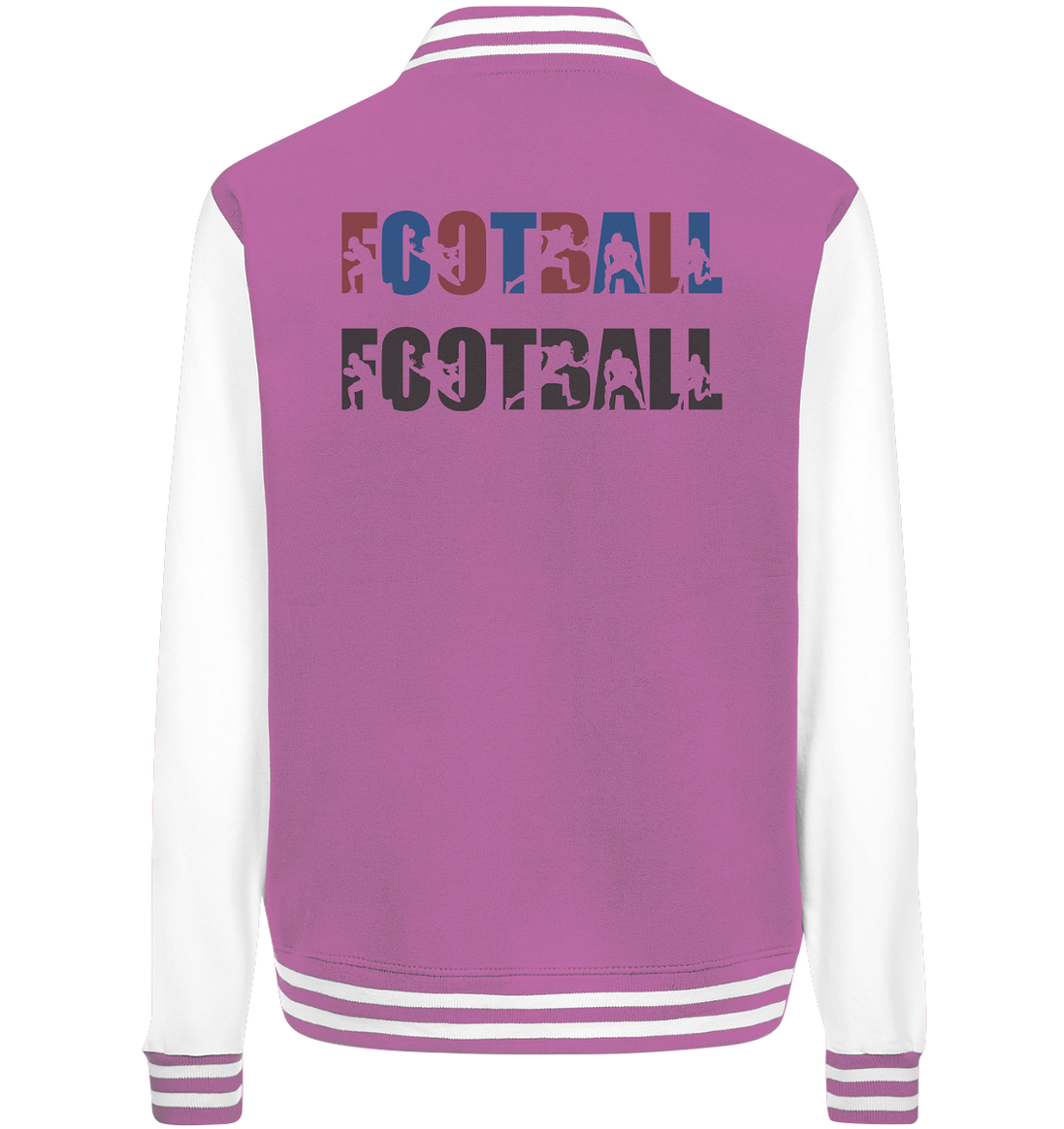 Football Silhouette - College Jacket