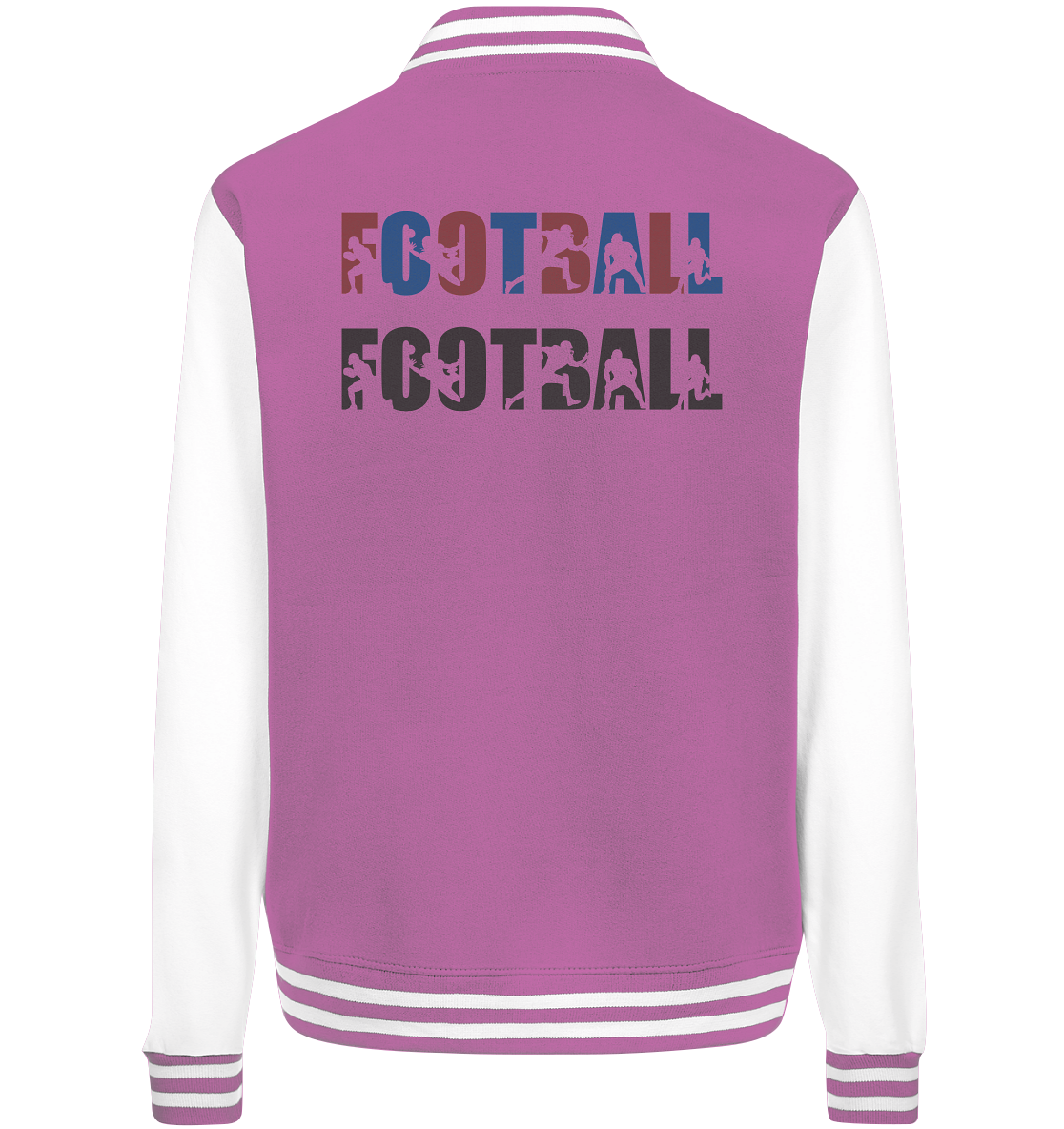 Football Silhouette - College Jacket