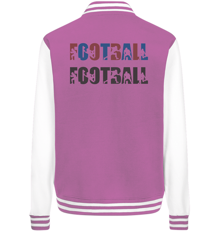 Football Silhouette - College Jacket