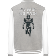 No Pain No Gain Metal  - College Jacket