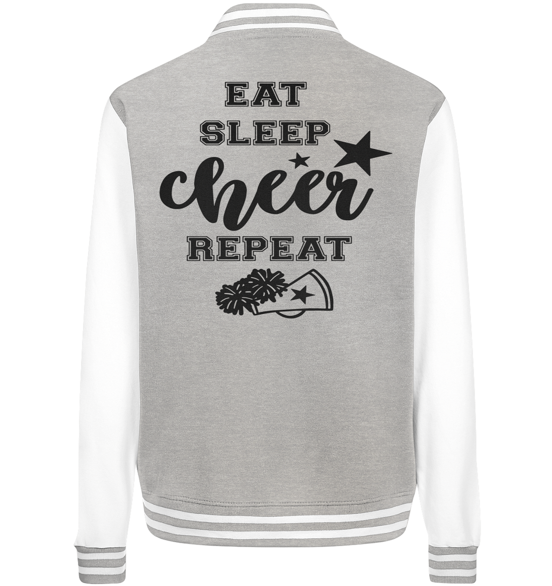 Eat Sleep Cheer Repeat - College Jacket