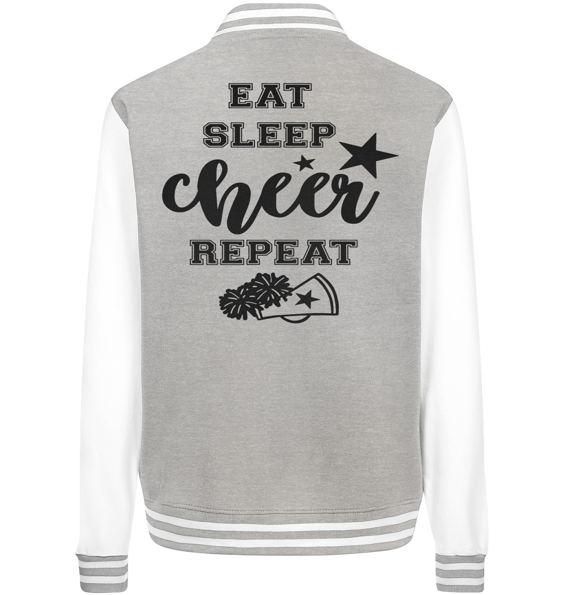 Eat Sleep Cheer Repeat - College Jacket