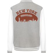 New York Football Silhoutte  - College Jacket