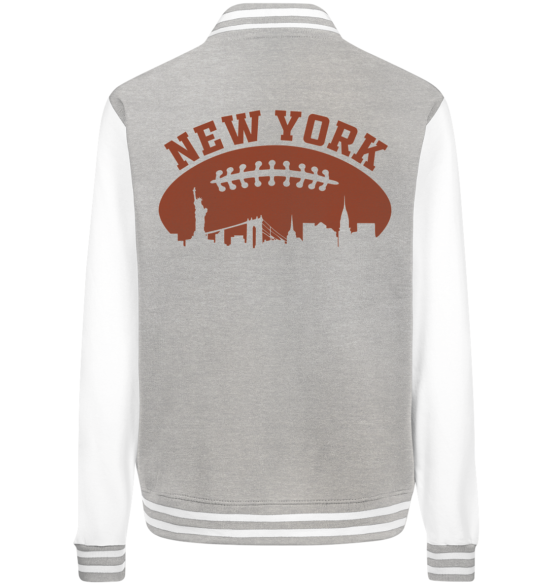 New York Football Silhoutte  - College Jacket