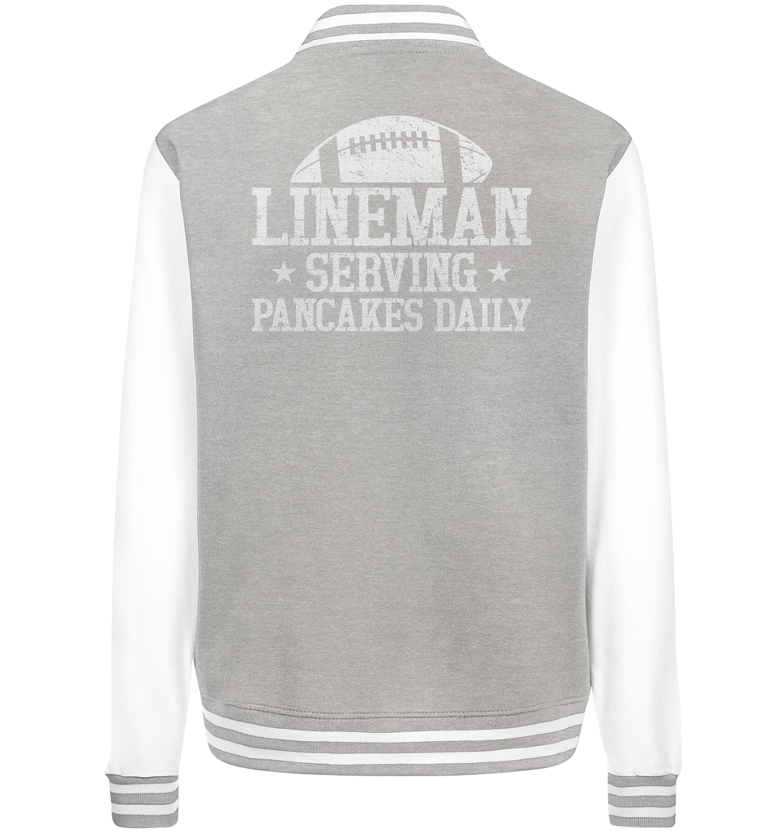 Lineman Serving Pancakes - College Jacket