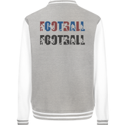 Football Silhouette - College Jacket