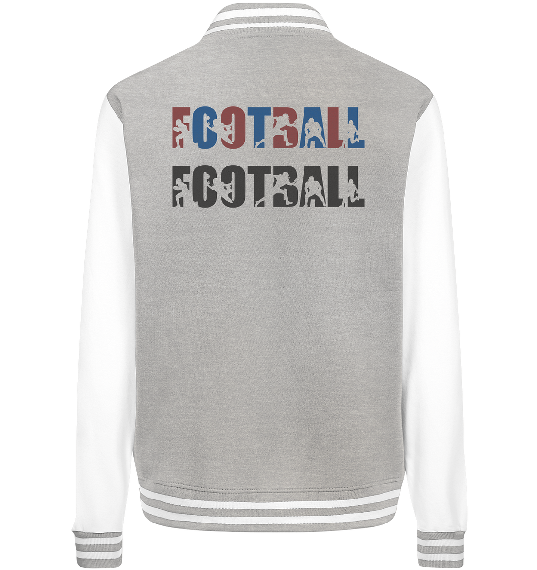 Football Silhouette - College Jacket