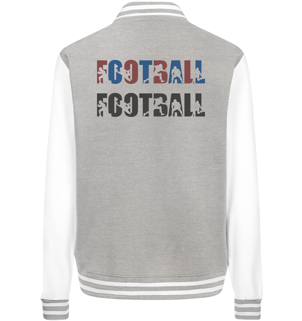 Football Silhouette - College Jacket