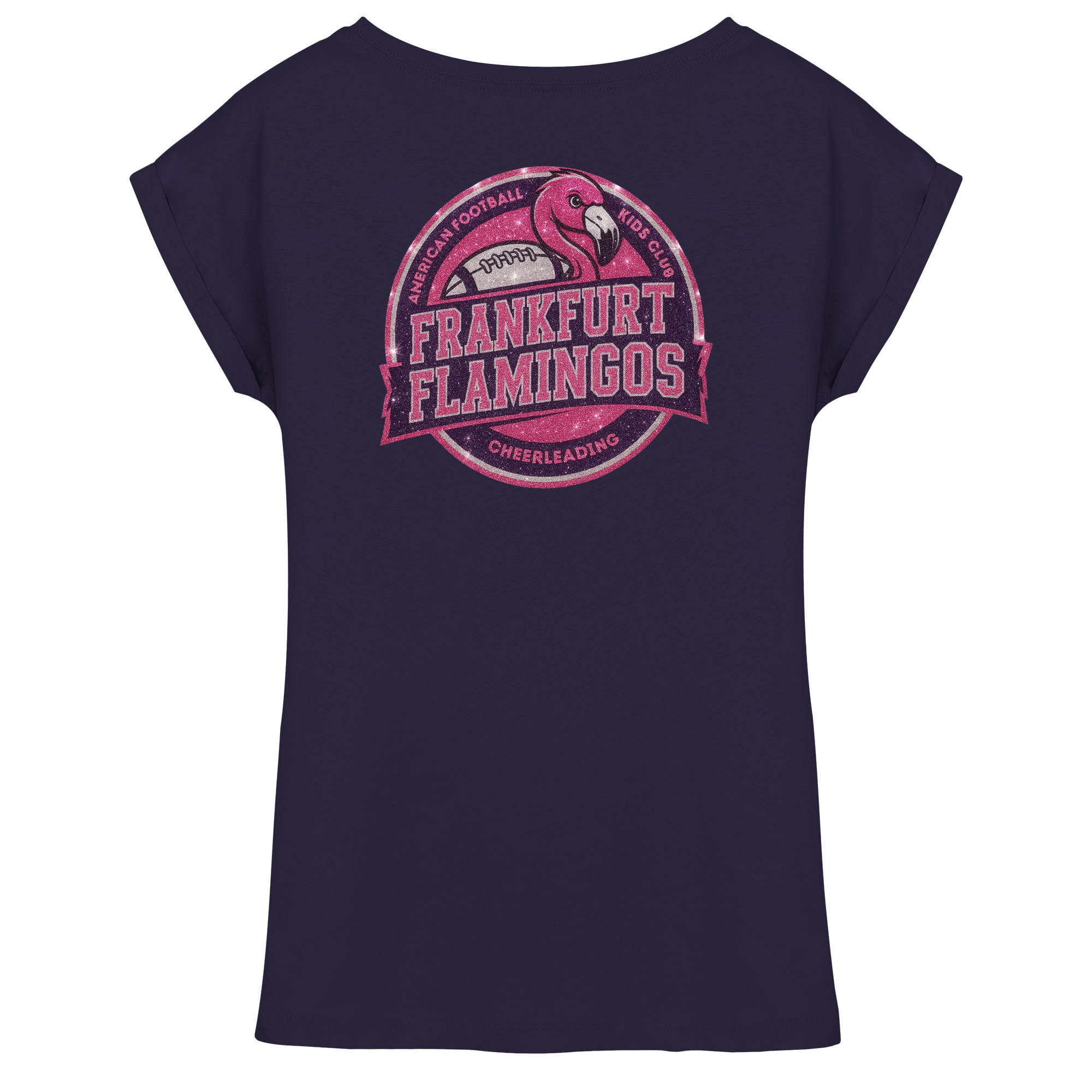 Frankfurt Flamingos - Womens Extended Shoulder T-Shirt