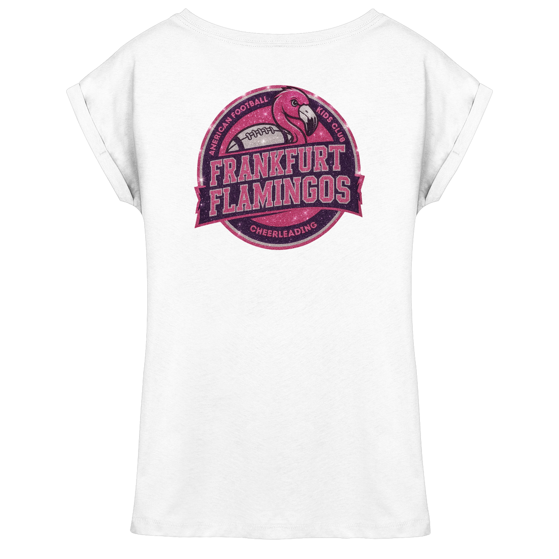Frankfurt Flamingos - Womens Extended Shoulder T-Shirt