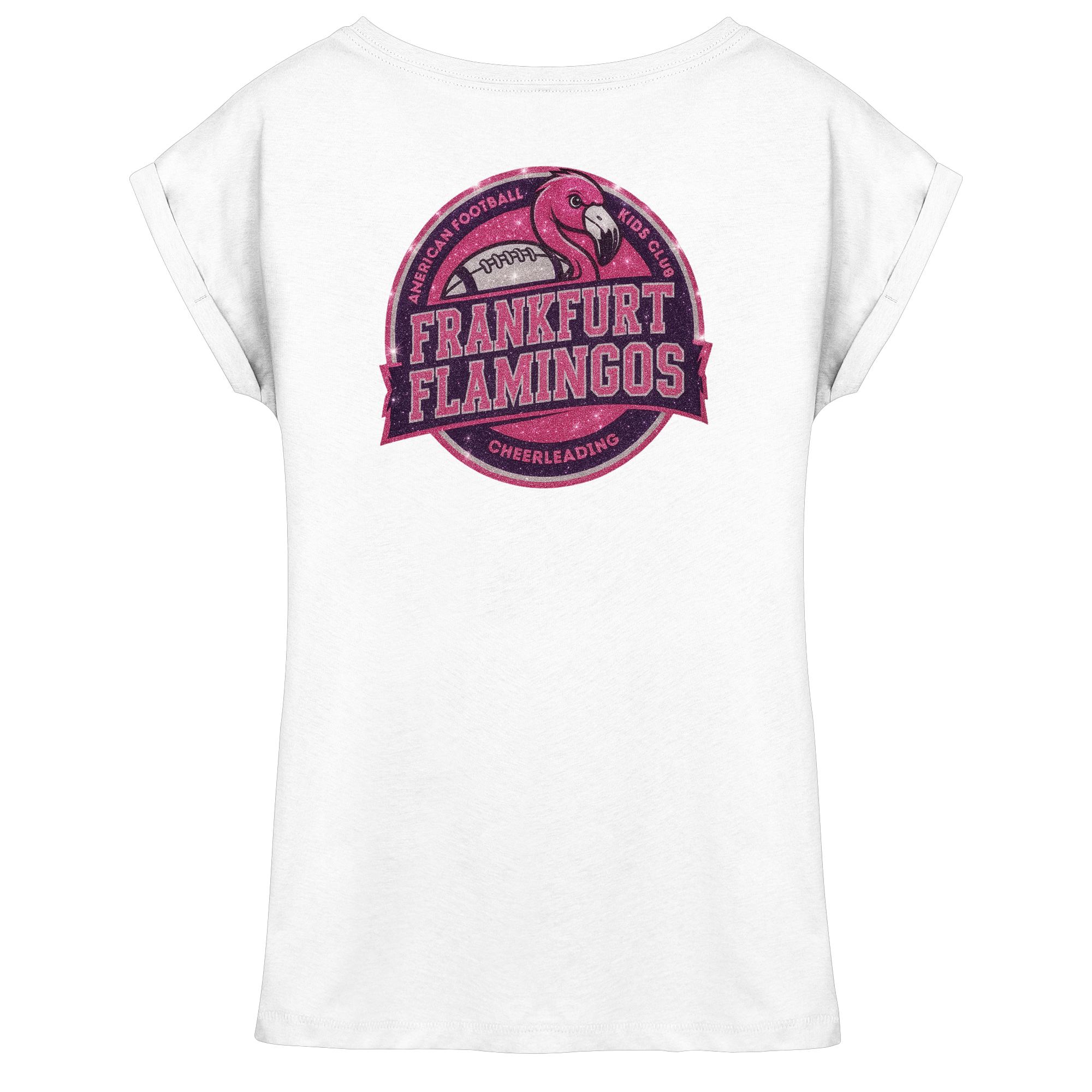 Frankfurt Flamingos - Womens Extended Shoulder T-Shirt