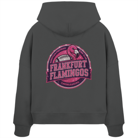 Frankfurt Flamingos - Womens Organic Boxcut Hoodie