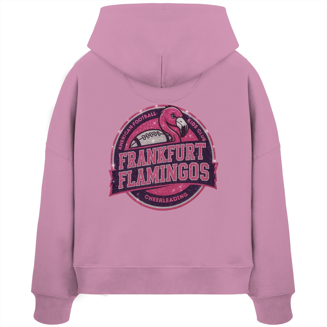 Frankfurt Flamingos - Womens Organic Boxcut Hoodie