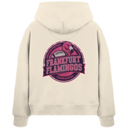 Frankfurt Flamingos - Womens Organic Boxcut Hoodie