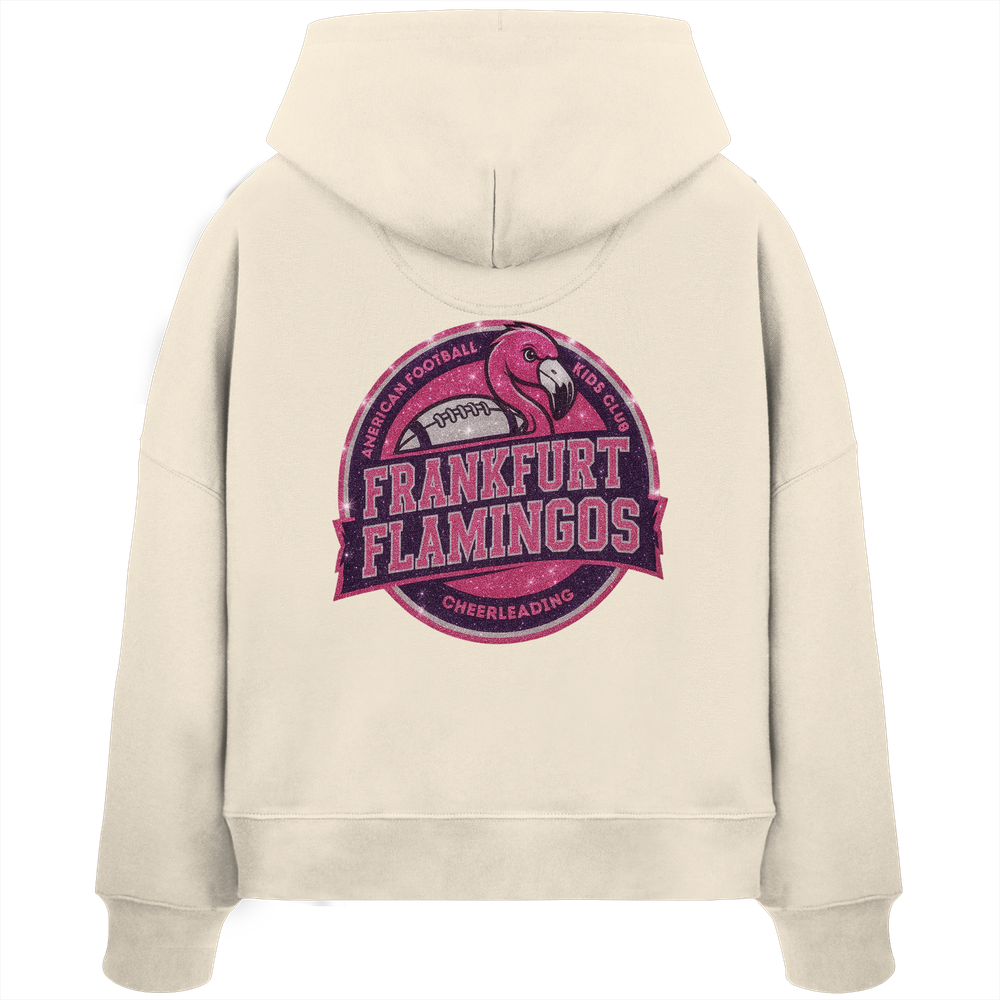 Frankfurt Flamingos - Womens Organic Boxcut Hoodie
